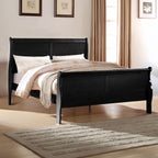 ACME Louis Philippe Black Queen Bed Model 23730Q