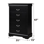 ACME Louis Philippe Black Chest Model 23736