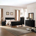 ACME Louis Philippe Black Twin Bed Model 23740T