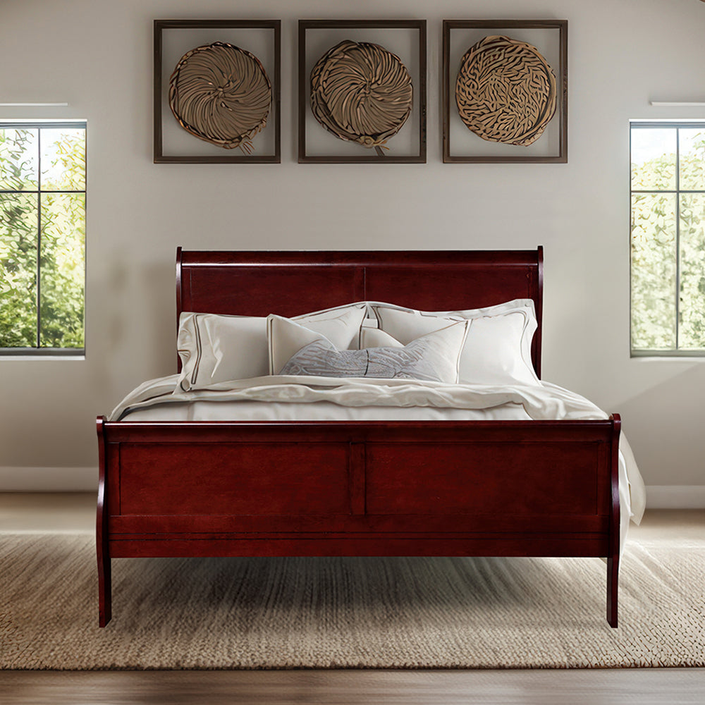 ACME Louis Philippe Cherry Twin Bed Model 23760T