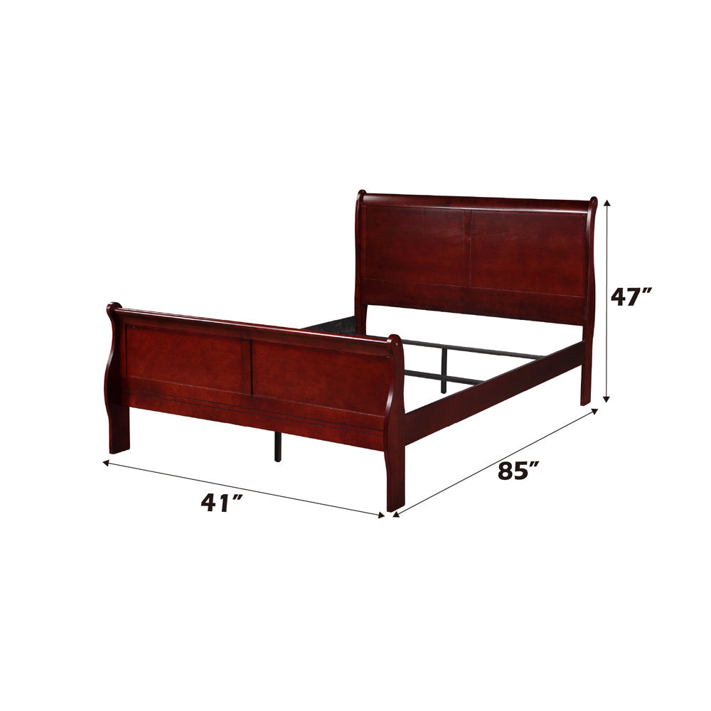 ACME Louis Philippe Cherry Twin Bed Model 23760T