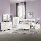 ACME Louis Philippe White Queen Bed Model 23830Q