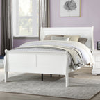 ACME Louis Philippe White Twin Bed Model 23845T