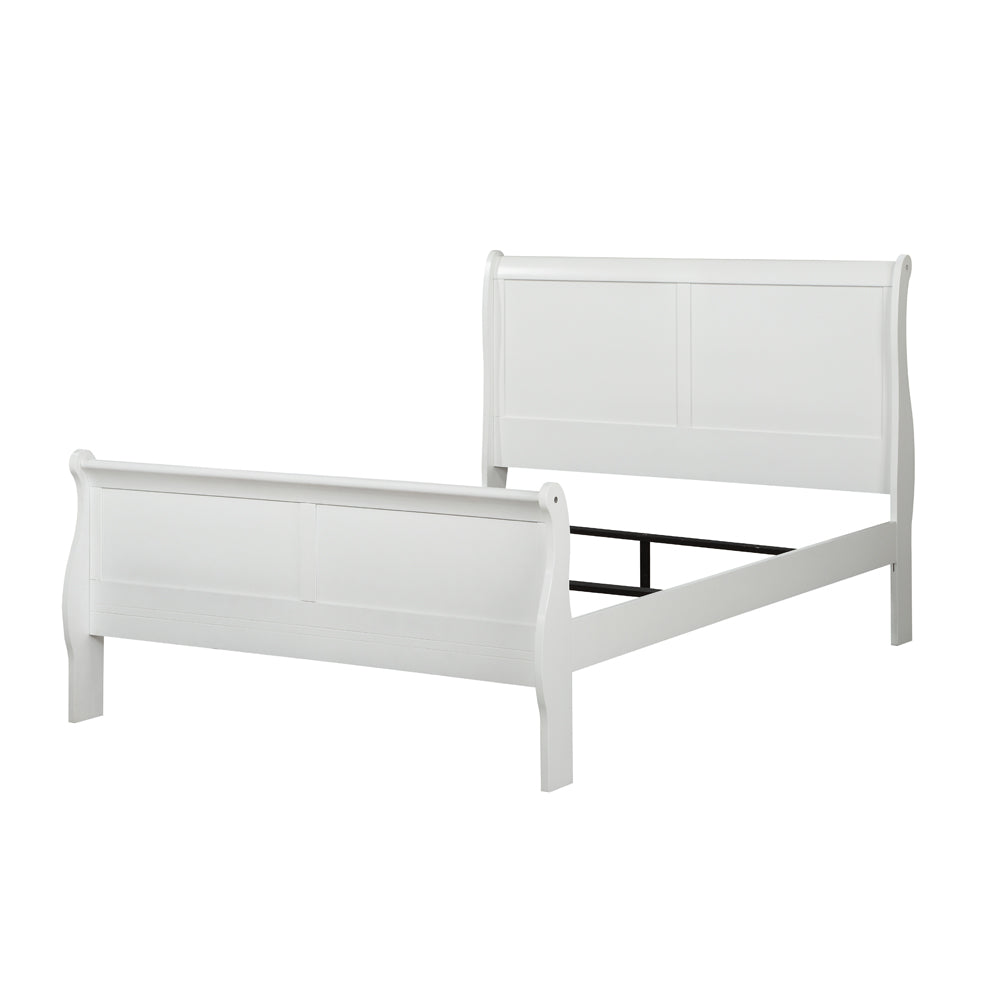 ACME Louis Philippe White Twin Bed Model 23845T