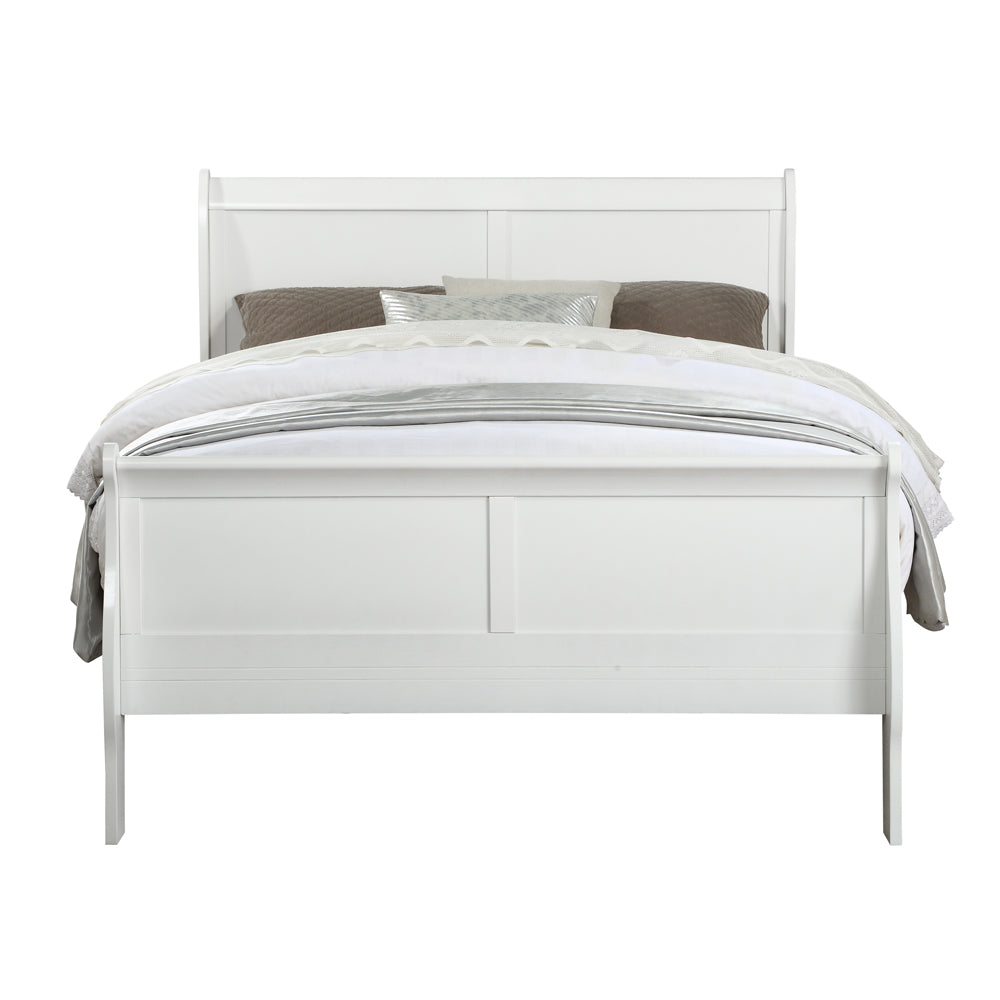 ACME Louis Philippe White Twin Bed Model 23845T