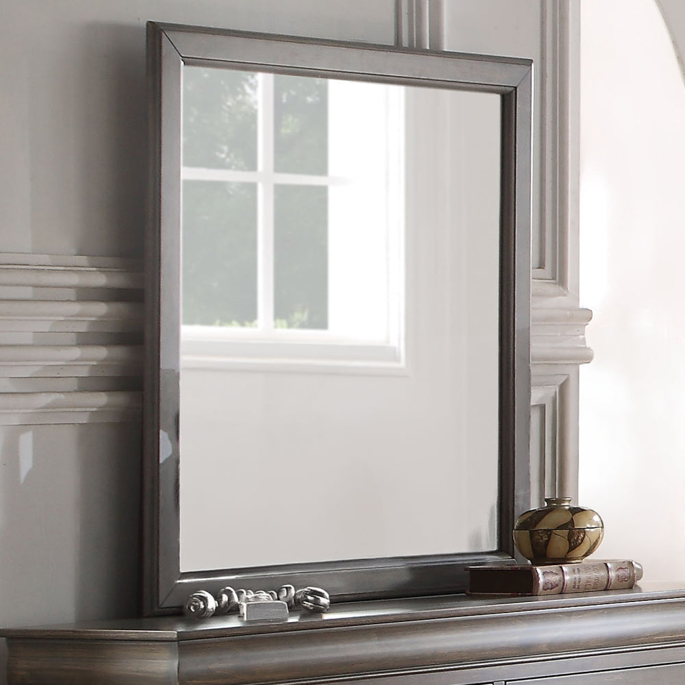 ACME Louis Philippe Antique Gray Mirror Model 23864
