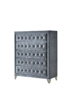 ACME Dante Gray Velvet Chest Model 24236