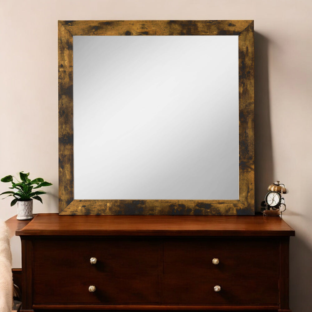 ACME Juvanth Rustic Oak Mirror Model 24264
