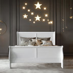 ACME Louis Philippe III White Eastern King Bed Model 24497EK