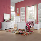 ACME Louis Philippe III White Twin Bed Model 24515T