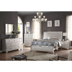 ACME Voeville II Platinum Eastern King Bed Model 24837EK