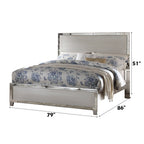 ACME Voeville II Platinum Eastern King Bed Model 24837EK