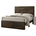 ACME Elettra Rustic Walnut Eastern King Bed Model 24847EK