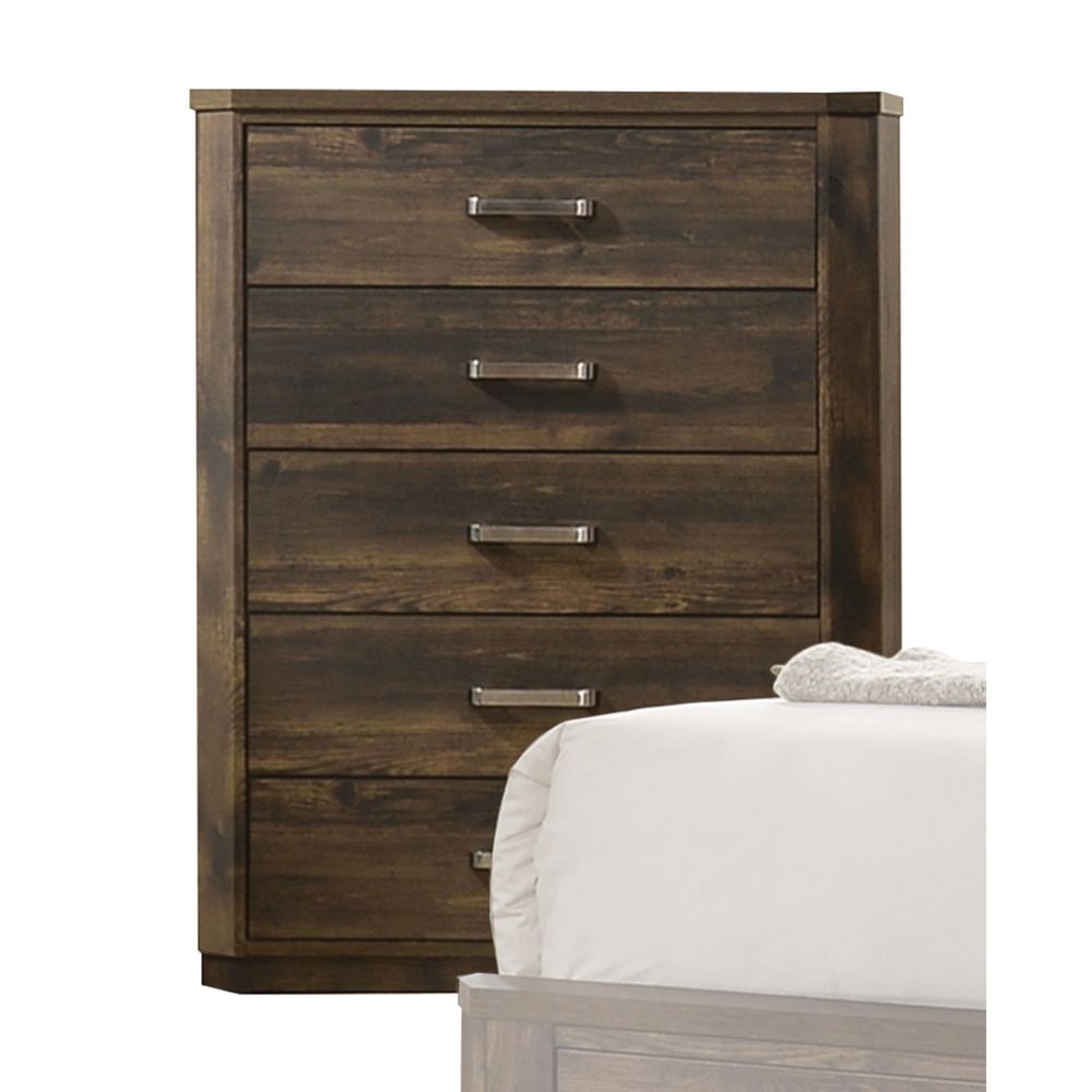 ACME Elettra Rustic Walnut Chest Model 24856