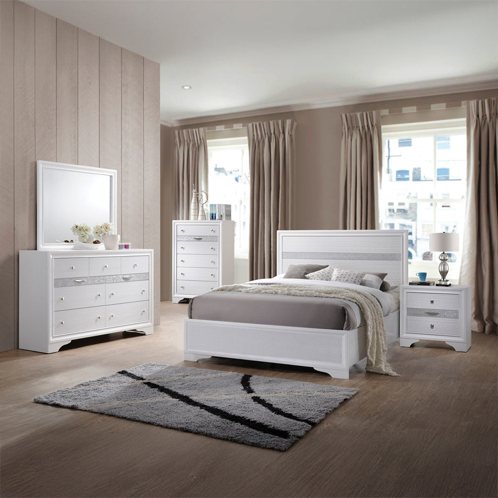 ACME Naima White Twin Bed Model 25760T