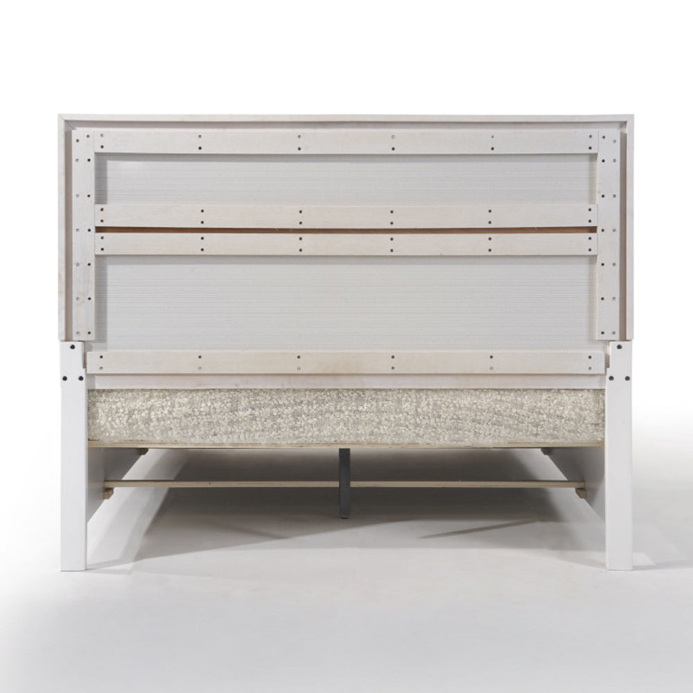 ACME Naima White Eastern King Bed with Storage Model 25767EK
