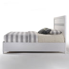 ACME Naima White Eastern King Bed with Storage Model 25767EK