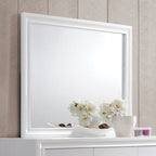 ACME Naima White Mirror Model 25774