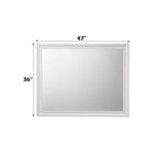 ACME Naima White Mirror Model 25774
