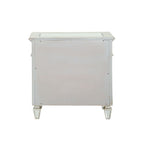 ACME Varian Mirrored & Sliver Nightstand Model 26153