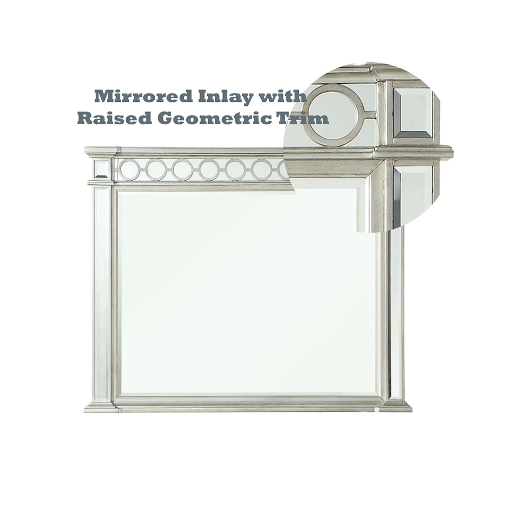 ACME Varian Mirrored & Sliver Mirror Model 26154
