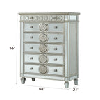 ACME Varian Mirrored & Sliver Chest Model 26156