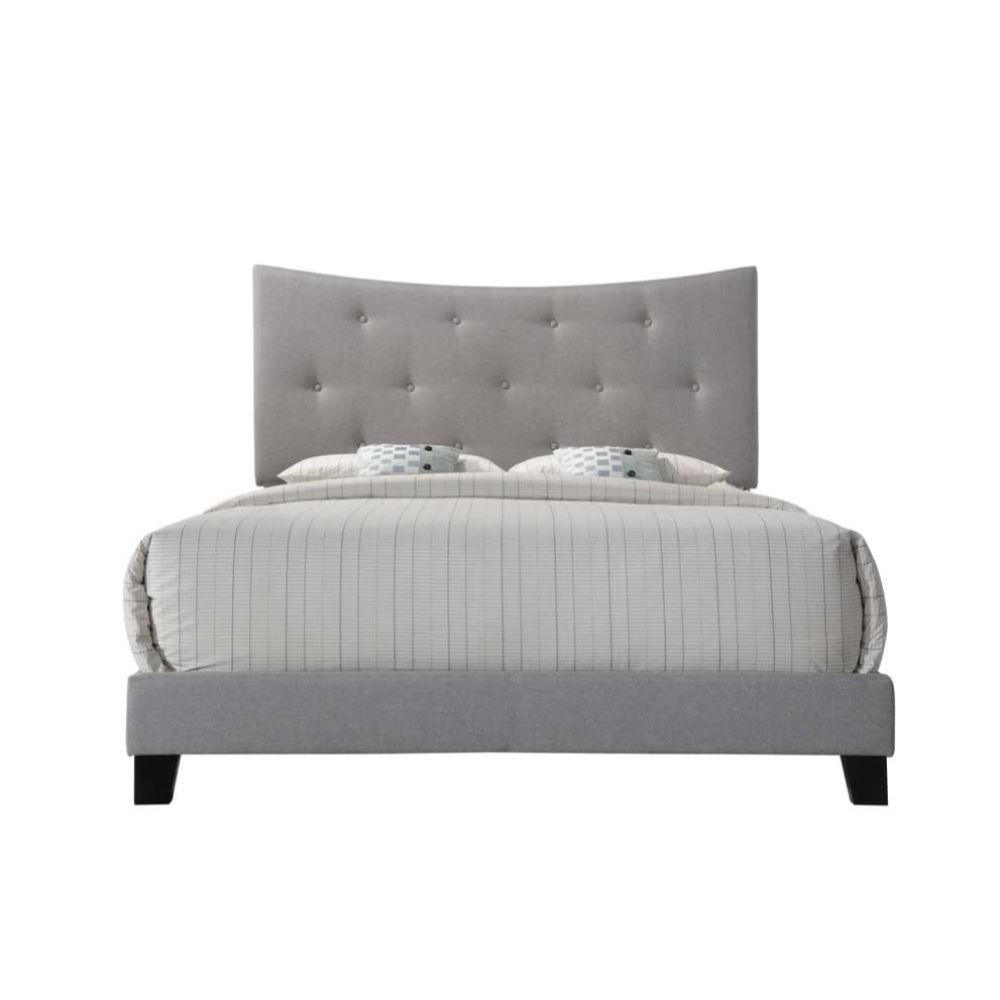 ACME Venacha Gray Fabric Queen Bed Model 26360Q
