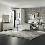 ACME Louis Philippe Platinum Queen Bed Model 26730Q