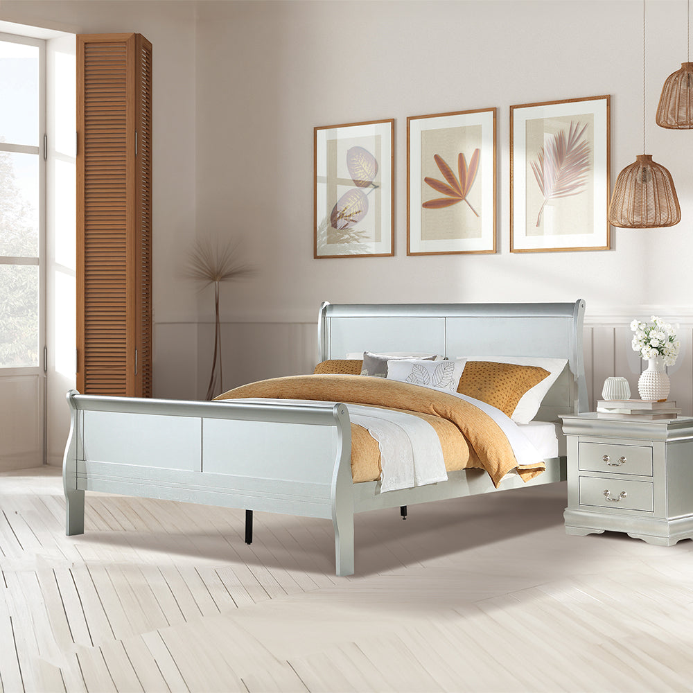 ACME Louis Philippe Platinum Queen Bed Model 26730Q