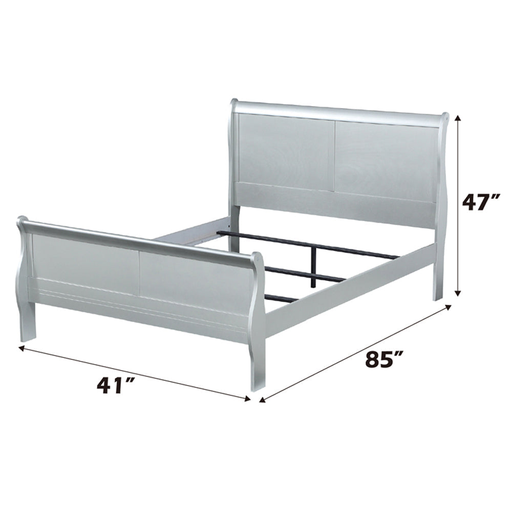 ACME Louis Philippe Platinum Twin Bed Model 26740T