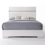 ACME Naima II White High Gloss Queen Bed Model 26770Q