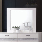 ACME Naima II White High Gloss Mirror Model 26774