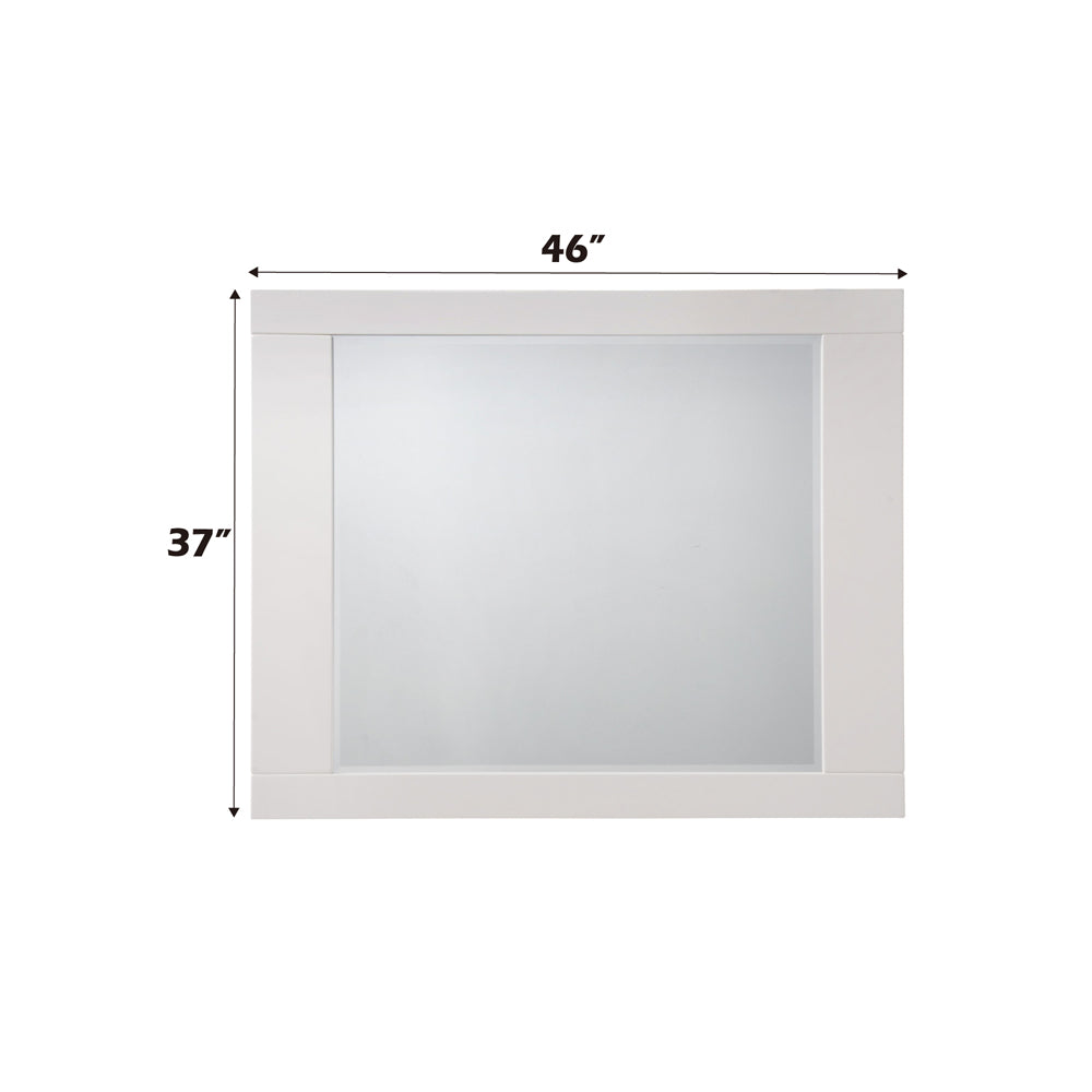 ACME Naima II White High Gloss Mirror Model 26774