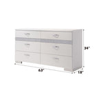 ACME Naima II White High Gloss Dresser Model 26775