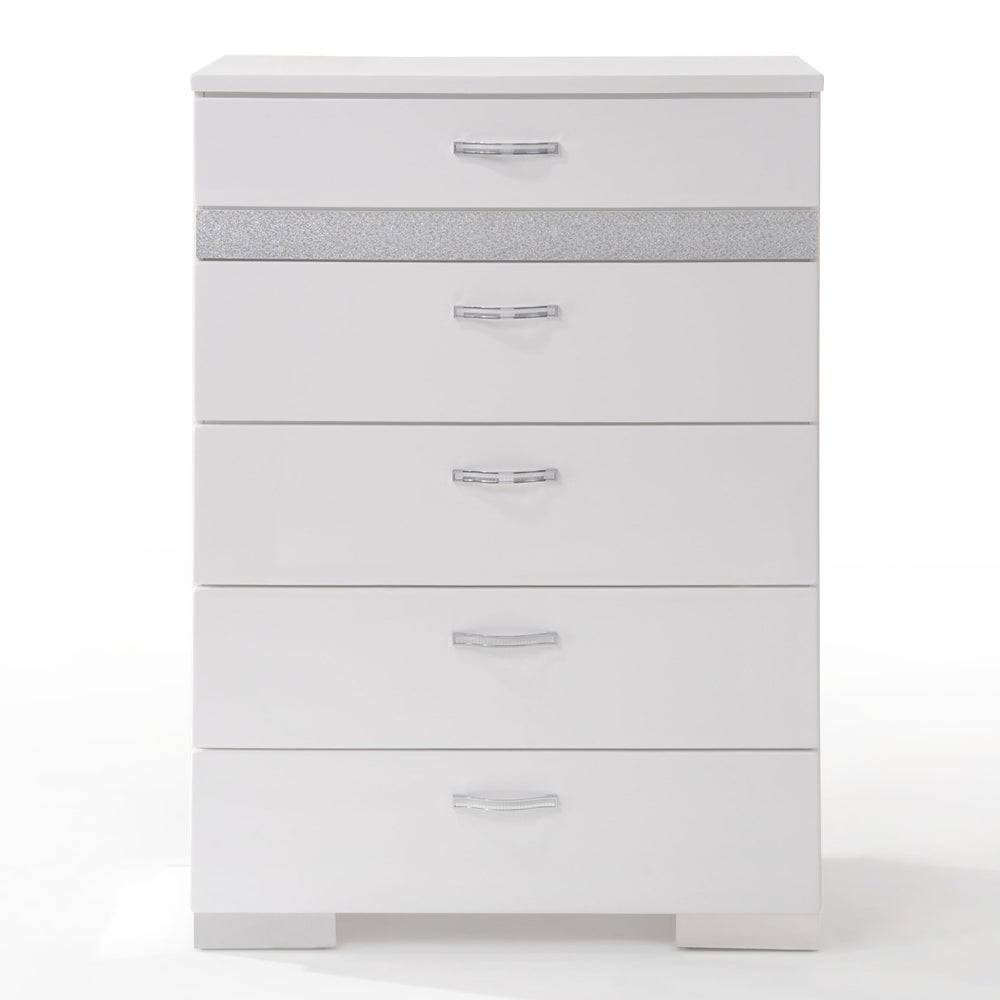 ACME Naima II White High Gloss Chest Model 26776