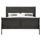 ACME Louis Philippe Dark Gray Eastern King Bed Model 26787EK
