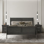 ACME Louis Philippe Dark Gray Eastern King Bed Model 26787EK