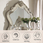 ACME Ragenardus Antique White Mirror Model 27014