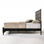 ACME Valdemar Weathered Gray Eastern King Bed Model 27047EK