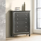 ACME Kaitlyn Metallic Gray Chest Model 27286