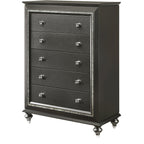ACME Kaitlyn Metallic Gray Chest Model 27286