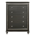 ACME Kaitlyn Metallic Gray Chest Model 27286