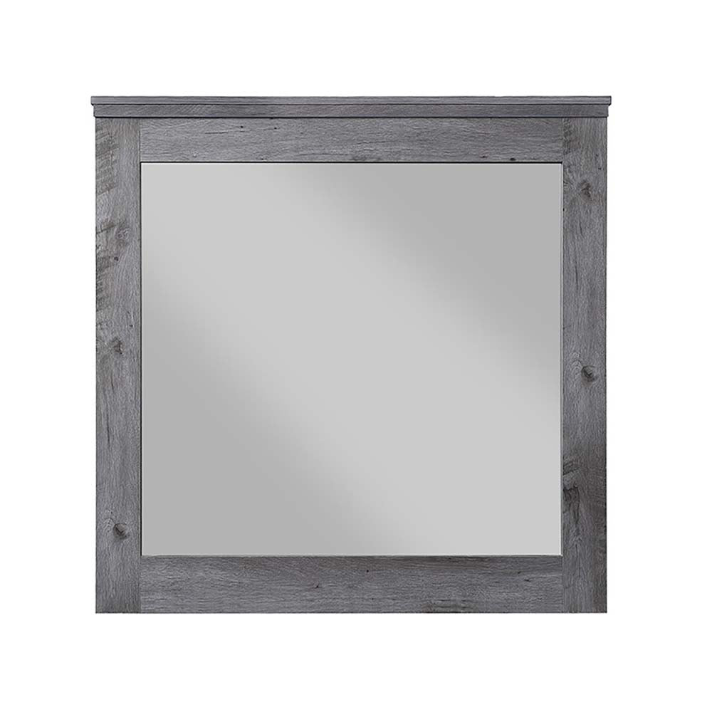 ACME Vidalia Rustic Gray Oak Mirror Model 27324