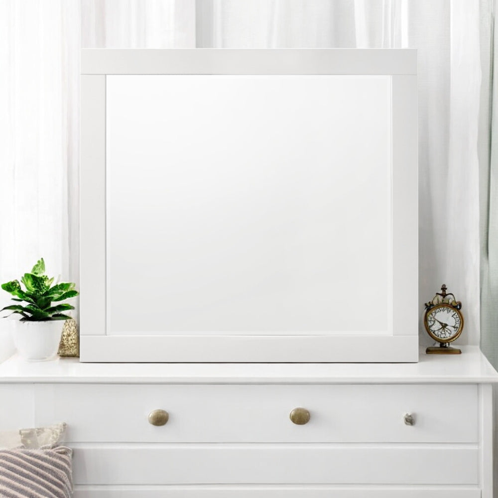ACME Chelsie White Mirror Model 27394