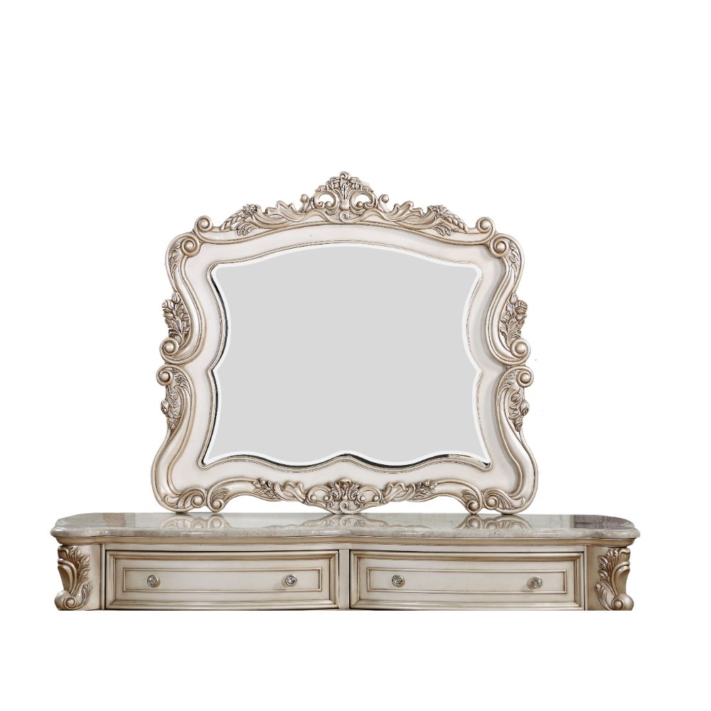 ACME Gorsedd Golden Ivory Mirror Model 27444