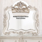 ACME Gorsedd Golden Ivory Mirror Model 27444