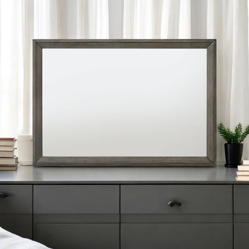 ACME Escher Gray Oak Mirror Model 27654