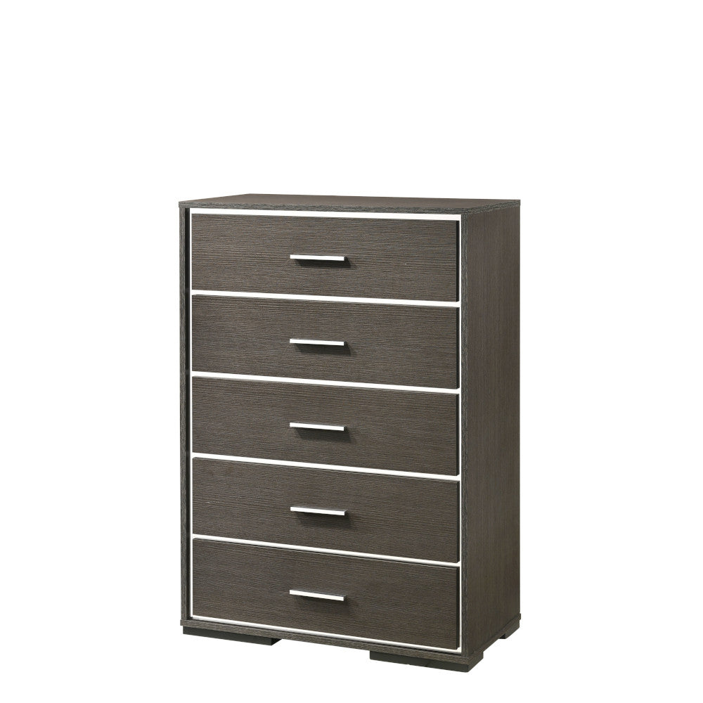 ACME Escher Gray Oak Chest Model 27656