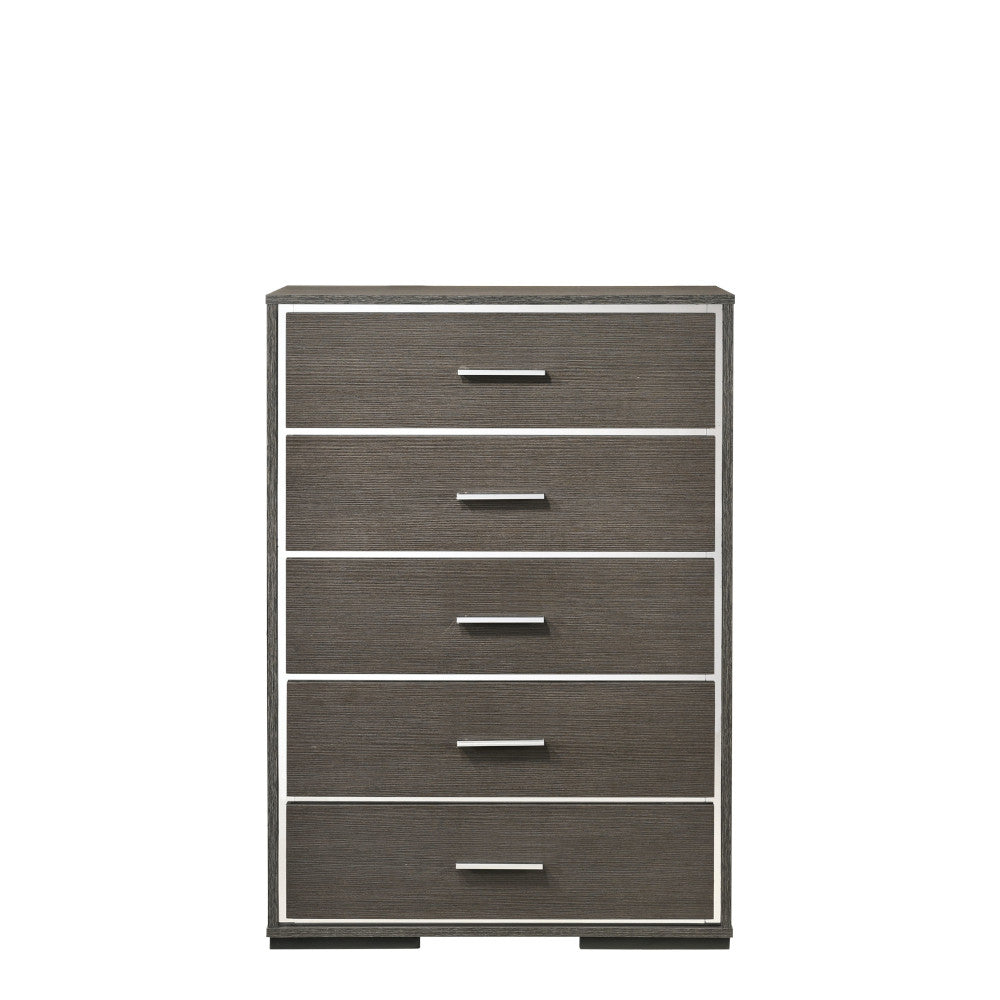 ACME Escher Gray Oak Chest Model 27656