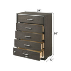 ACME Escher Gray Oak Chest Model 27656